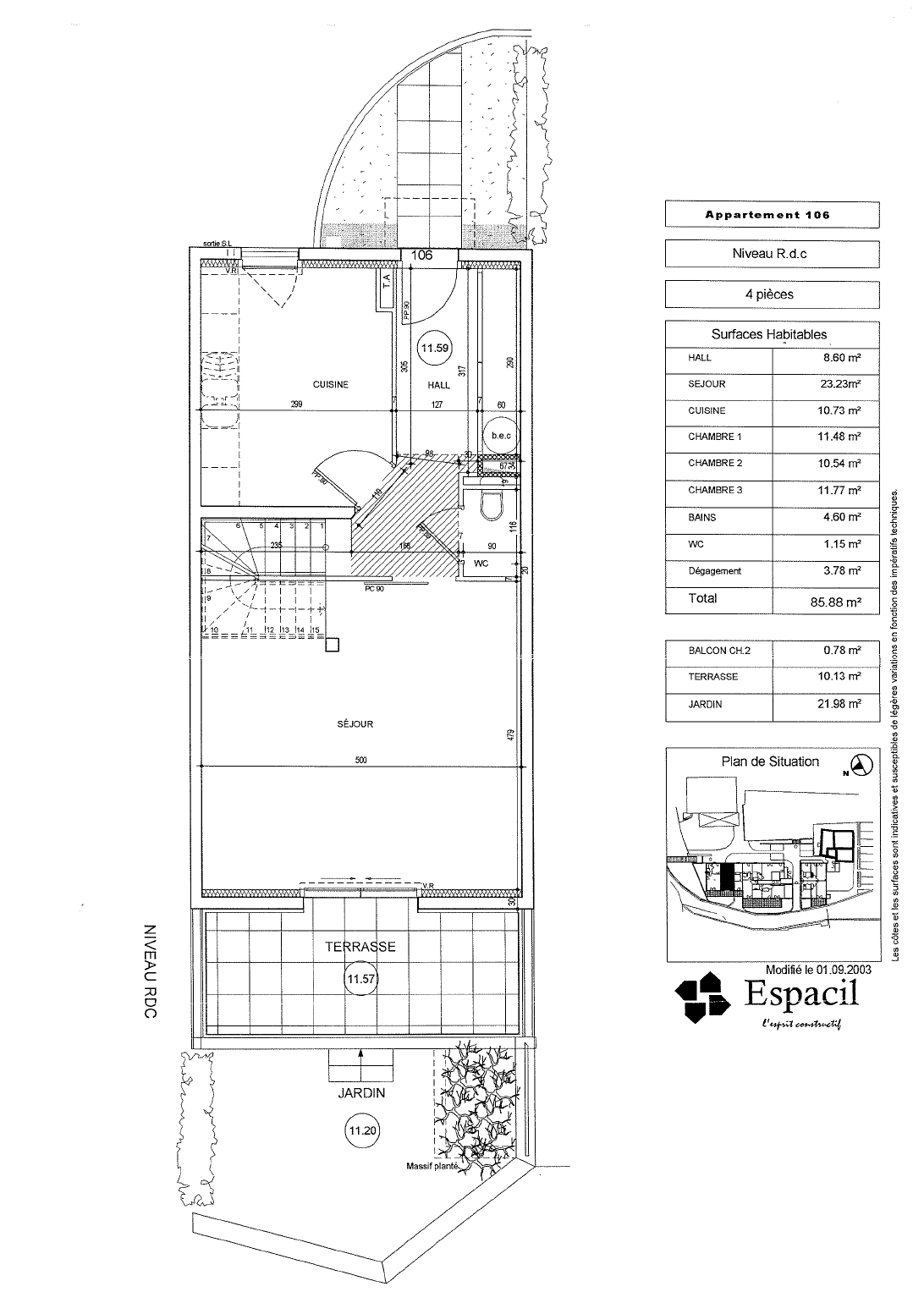 Plan Rez-de-chaussée